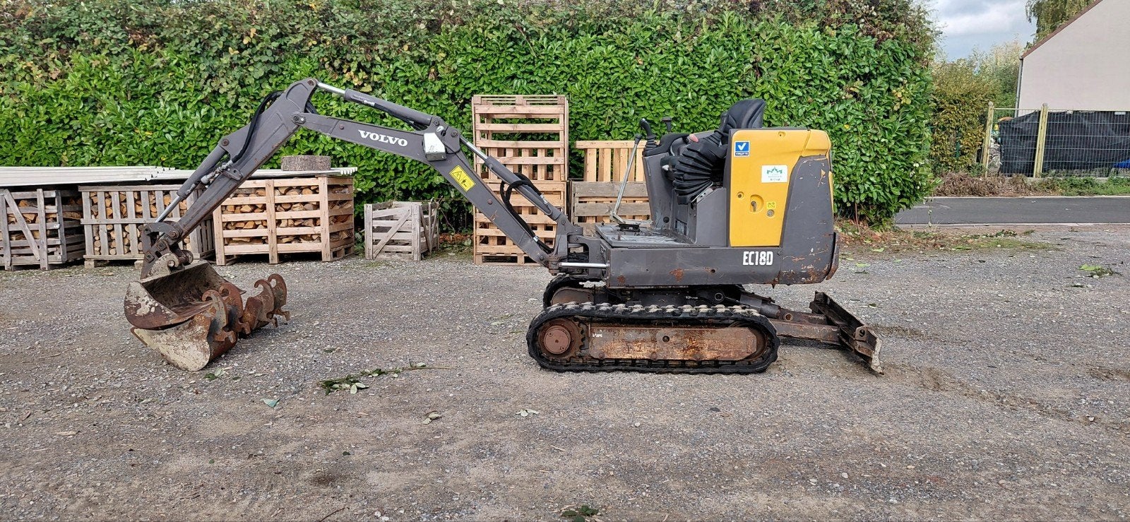 volvo kraan EC18D, Articles professionnels, Enlèvement, Excavatrice