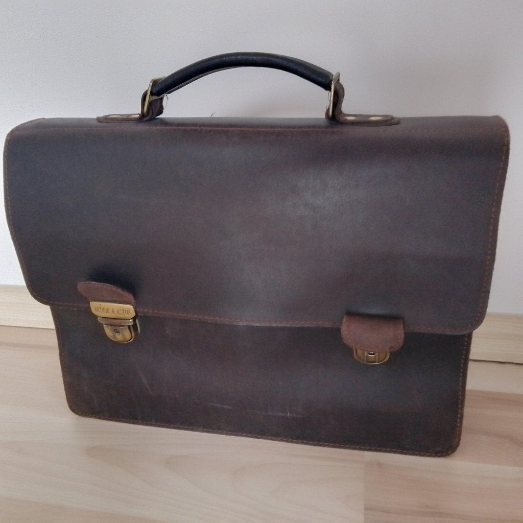 Te koop: aktetas Arthur & Aston, Ophalen, 30 tot 40 cm, Minder dan 30 cm, Bruin