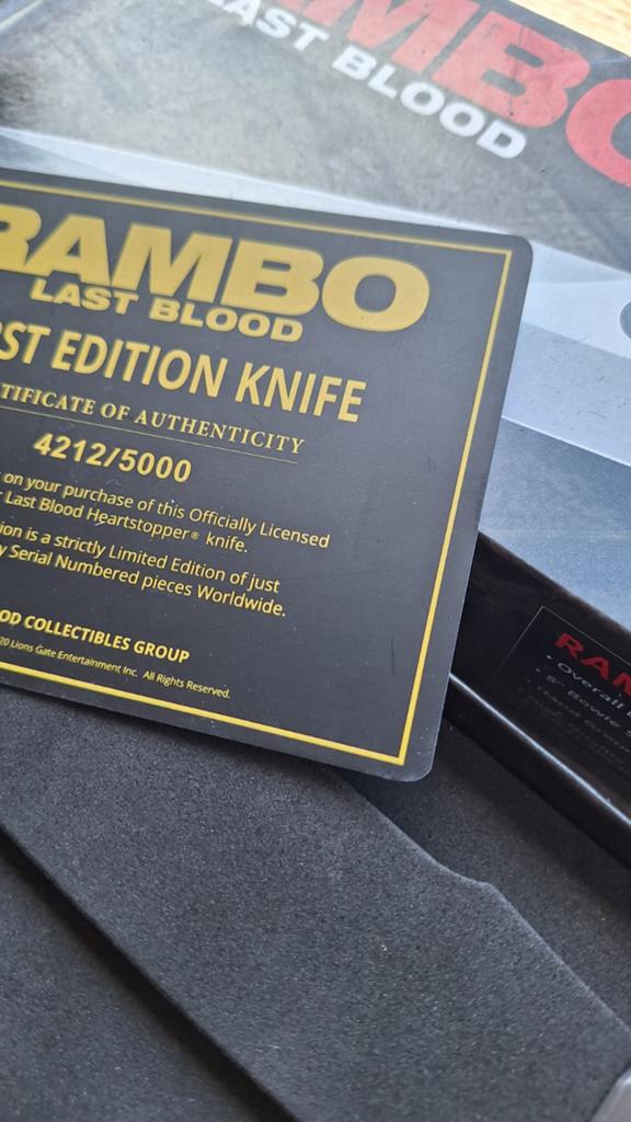 Rambo 5, Boeken, Ophalen