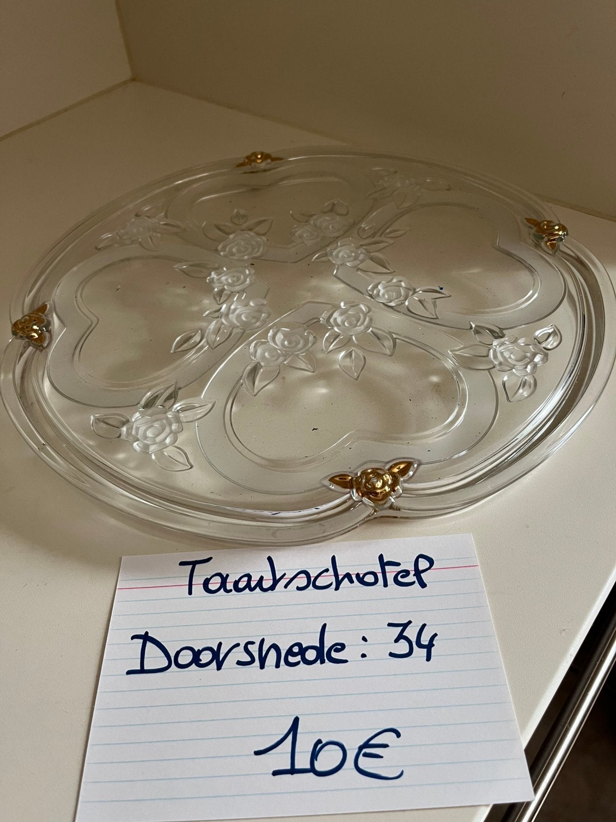 Taartschotel borden tassen, Ophalen, Zo goed als nieuw, Bord(en)