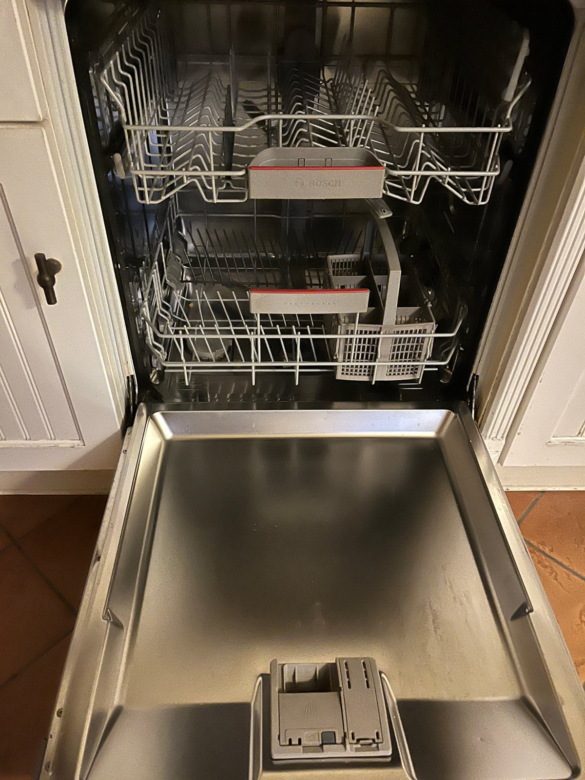 Inbouw vaatwasser Bosch super stil, Ophalen, Zo goed als nieuw, Inbouw, Kort programma