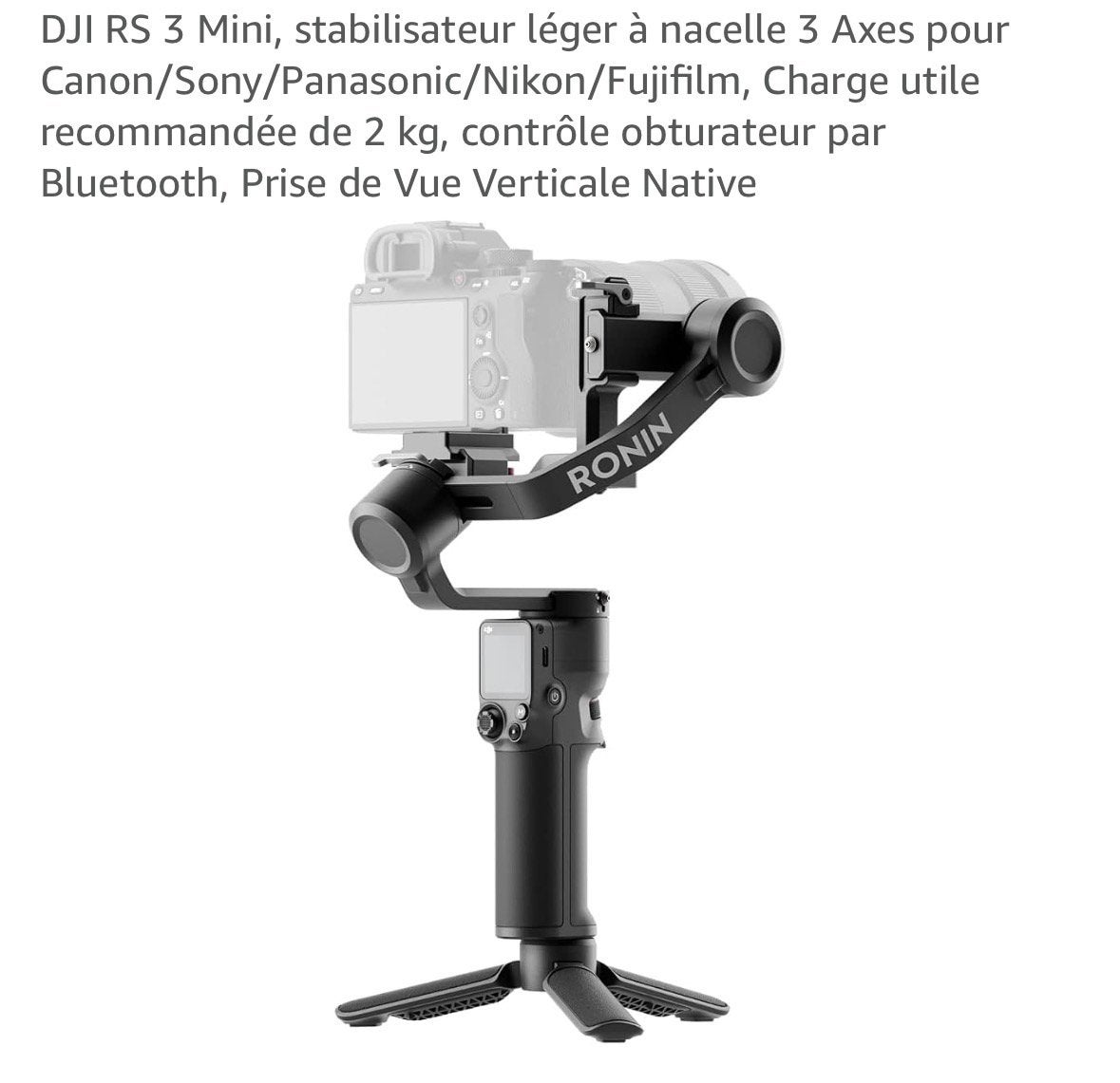 Ronin DJi Rs3 mini, Audio, Tv en Foto, Fotografie | Statieven en Balhoofden, Ophalen, Zo goed als nieuw, DJI