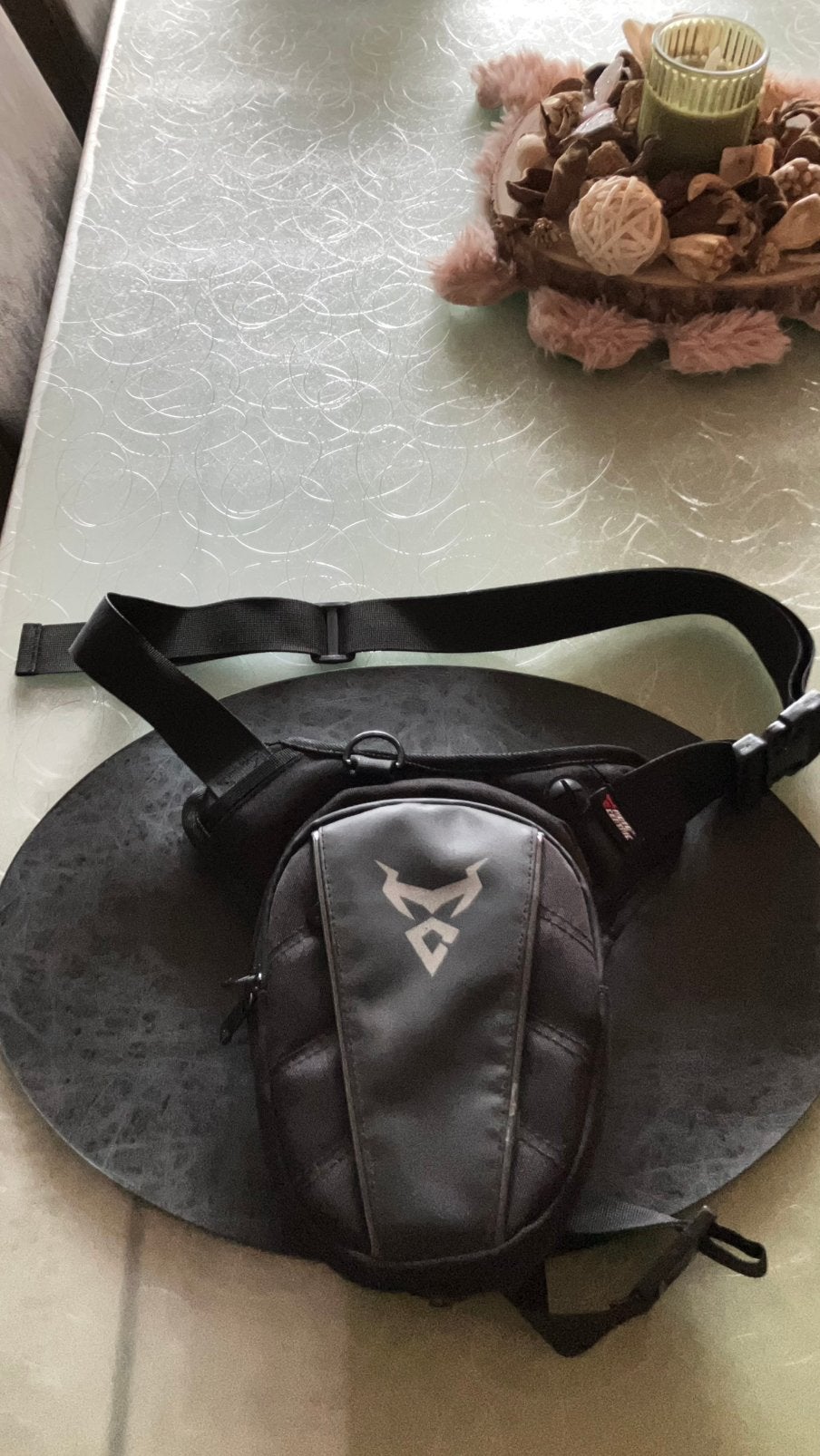 Sacoche de moto pour la jambe., Motos, Enlèvement, Comme neuf