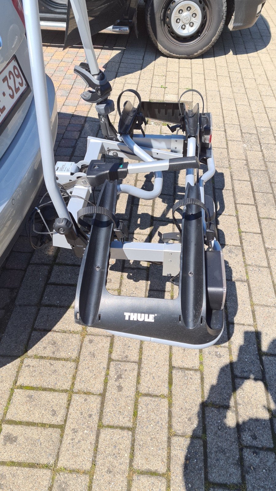 fietsendrager thule voor 2 electrische fietsen, Ophalen