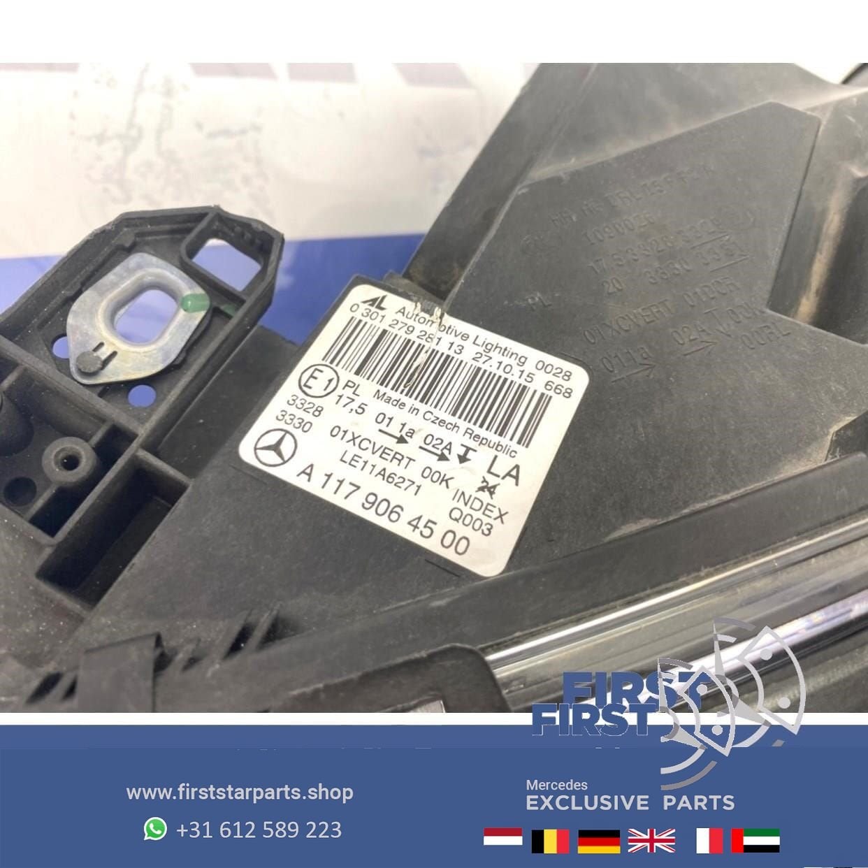 W117 C117 CLA ILS LED KOPLAMP LINKS 2013-2016 origineel Merc, Gebruikt, -, Ophalen of Verzenden, -