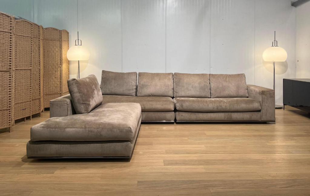 Minotti Hamilton Hoekbank Herstofferen naar wens, Huis en Inrichting, Hoekbank, Ophalen of Verzenden, 300 cm of meer, Nieuw