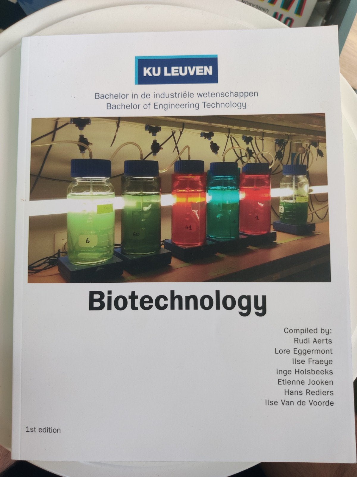 Ku Leuven biotechnology cursus, Ophalen of Verzenden