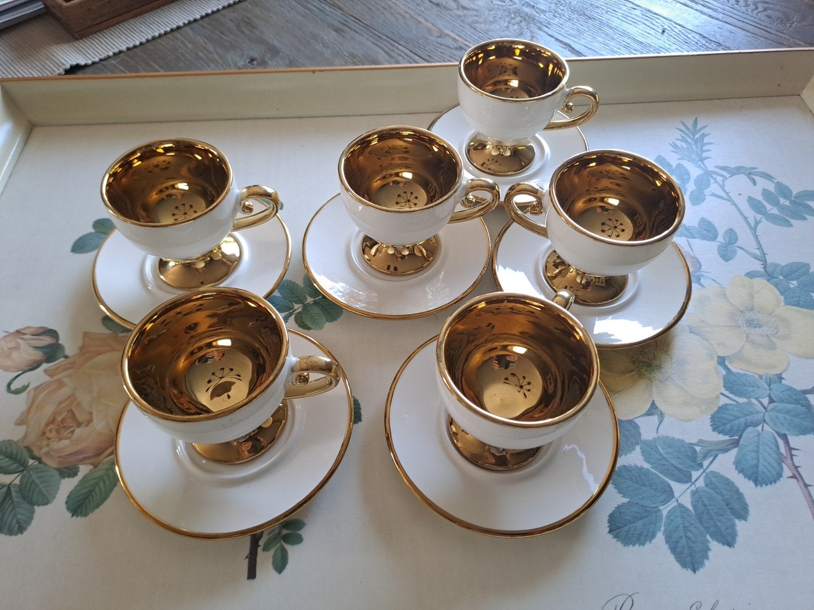 Nieuw set kopjes in hayal fine porselein, Ophalen of Verzenden