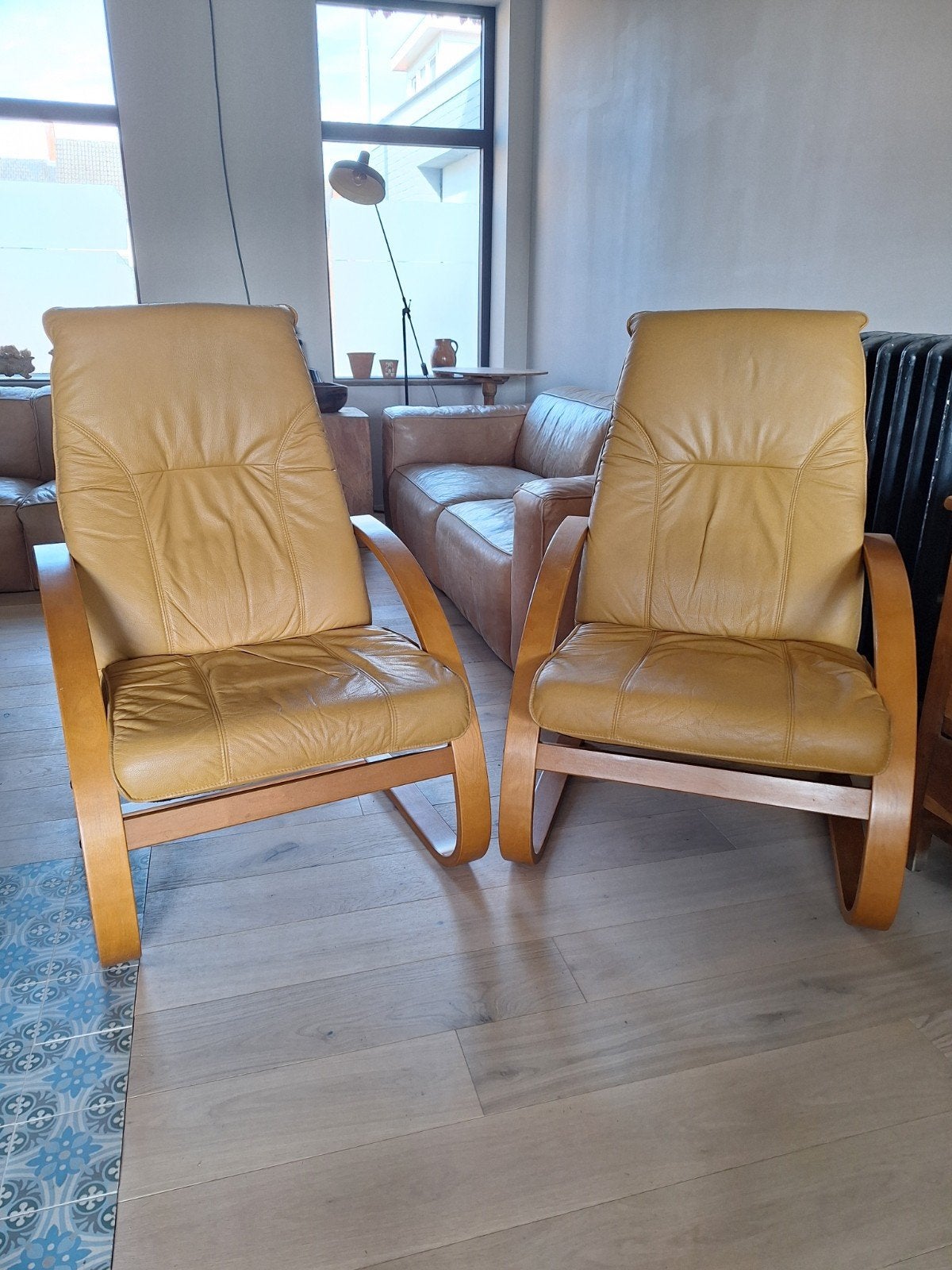 2 poang ikea stoelen leder, Ophalen