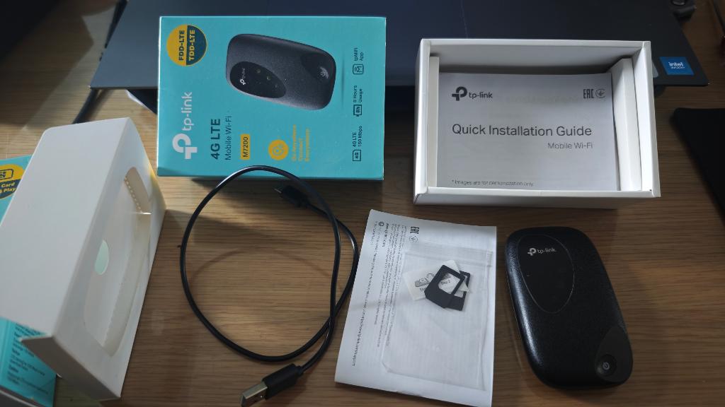 Tp Link M7200, Sim 4G Mi-Fi Hotspot, Computers en Software, Ophalen, Zo goed als nieuw, Router met modem, TP-LINK