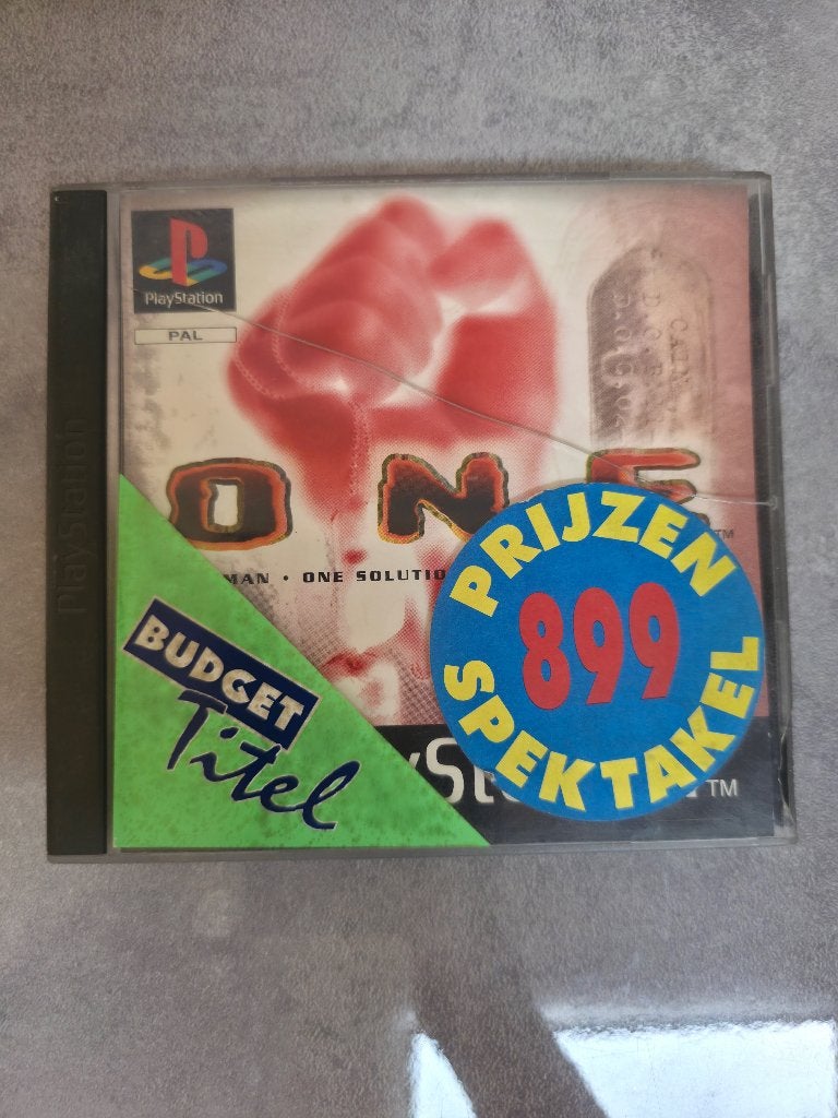 ONE PS1 game (PAL), Avontuur en Actie, Gebruikt, Verzenden, 1 speler