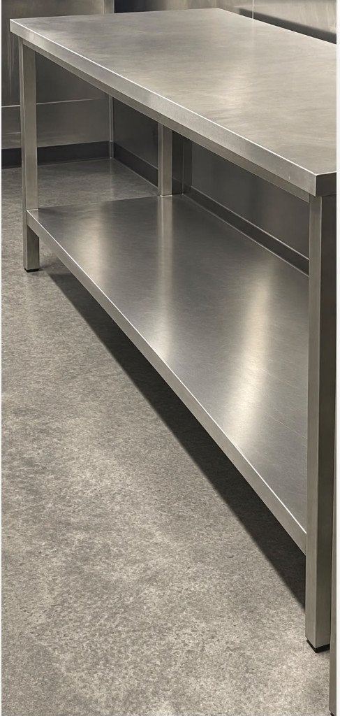 Inox werktafel 2m x 70cm x 90 cm, Enlèvement