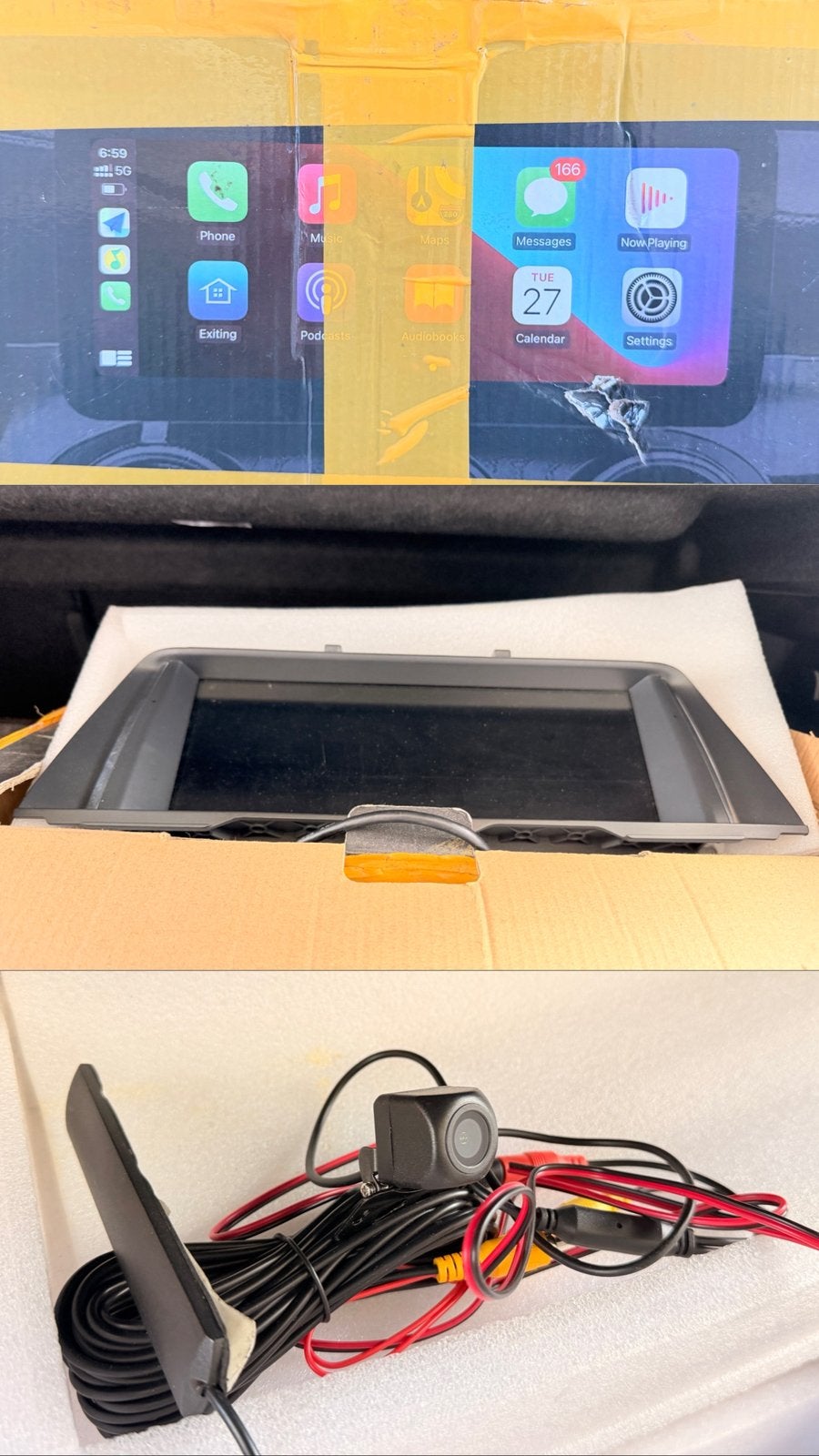 CarPlay BMW F10 f11, Auto diversen, Achteruitrijcamera's, Ophalen of Verzenden, Zo goed als nieuw
