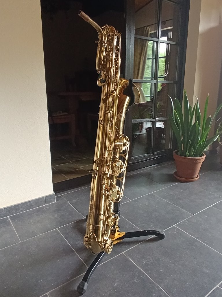 saxophone Baryton, Musique & Instruments, Instruments à vent | Saxophones, Enlèvement, Utilisé, Bariton, Avec valise