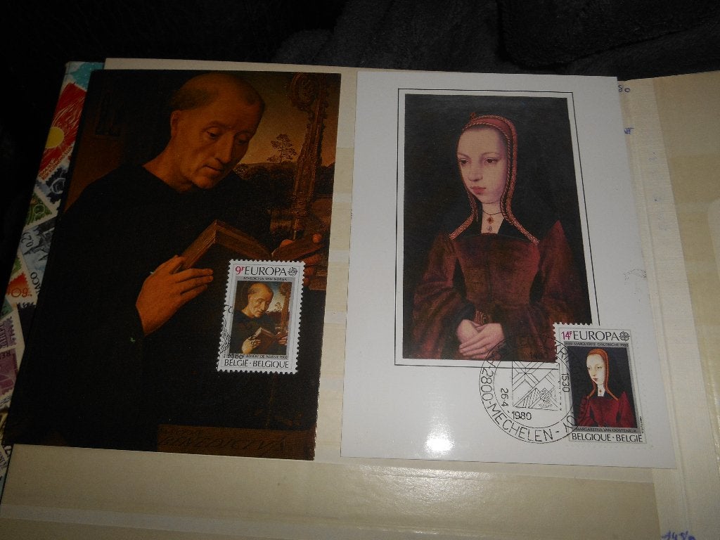 Lot de 2 Feuillet Timbre Belge " EUROPA", Timbres & Monnaies, Enlèvement ou Envoi