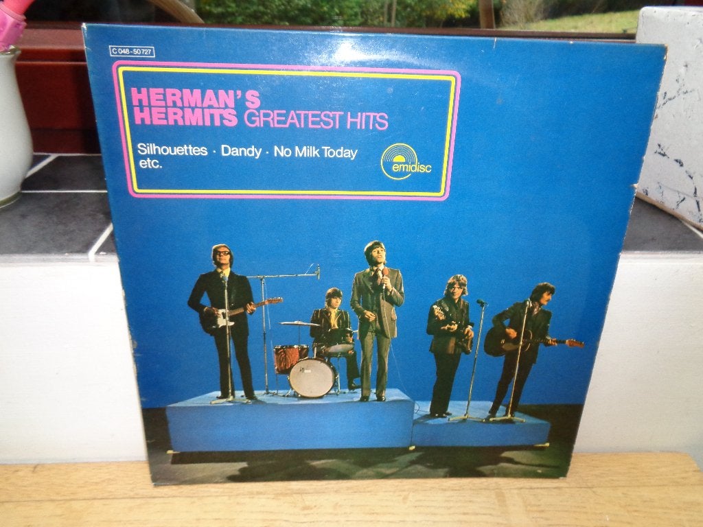 Herman's Hermits LP "Greatest Hits" [Nederland], LP, Gebruikt, Beschermende buitenhoes, 12 inch