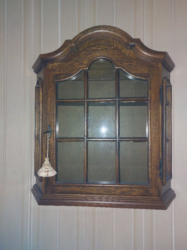 Vitrinekast, Ophalen, Gebruikt, Met deur(en)