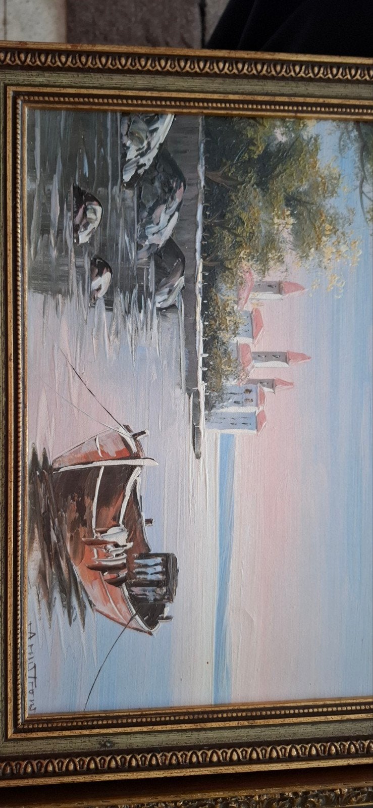 3 magnifiques tableaux, Antiquités & Art, Enlèvement, Maritime / eau
