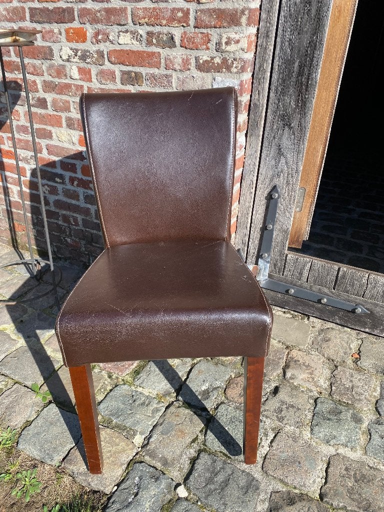 Stoelen, Maison & Meubles, Enlèvement, Synthétique, Brun, Cinq, Six Chaises ou plus