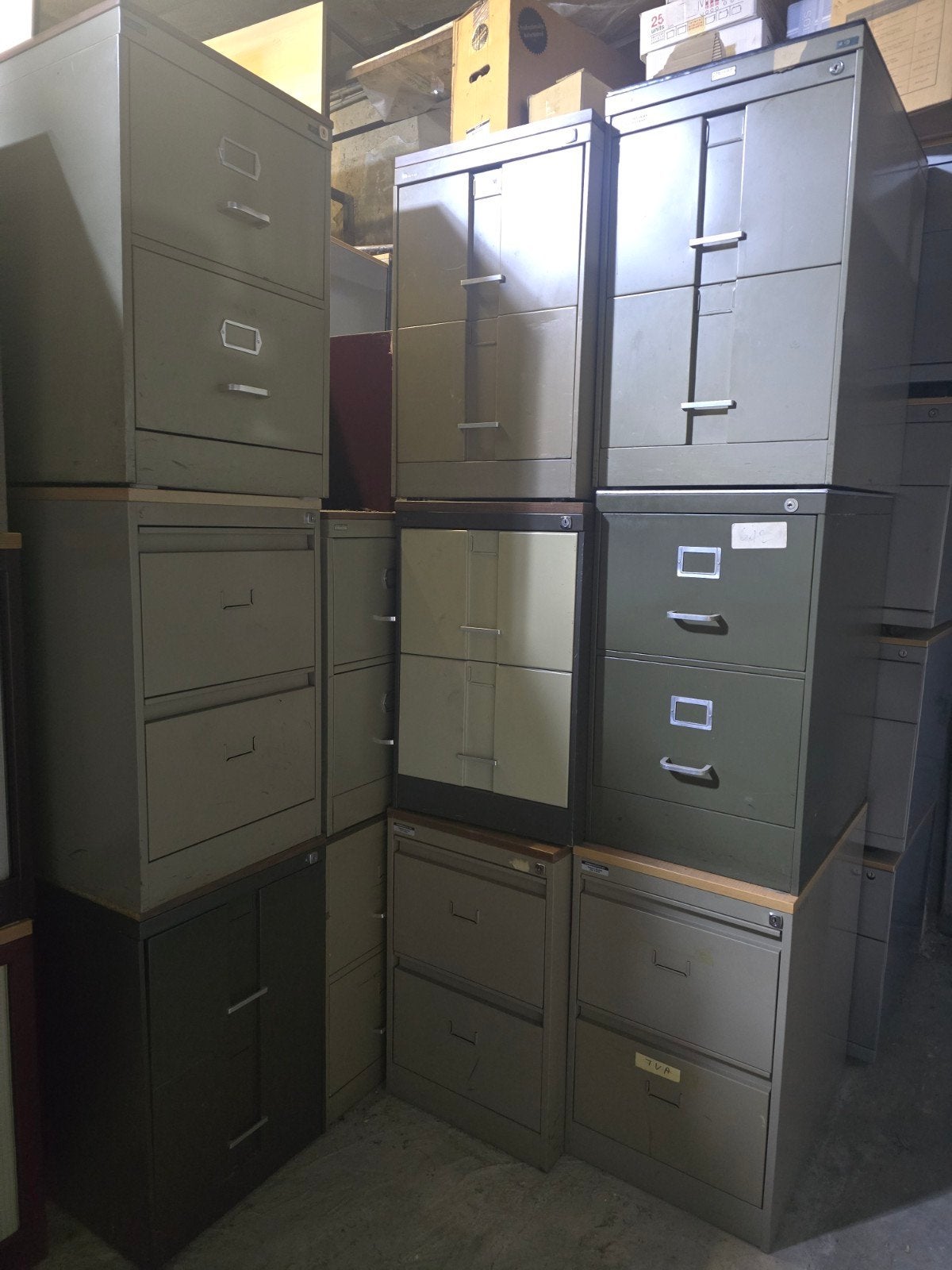 Armoire caisson métallique professionnelle, Enlèvement, Utilisé, Métal, 75 – 100