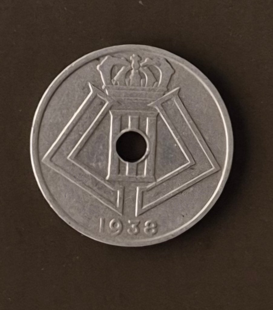 Munt 25 centimes 1938 België, Ophalen of Verzenden, Overig, Losse munt