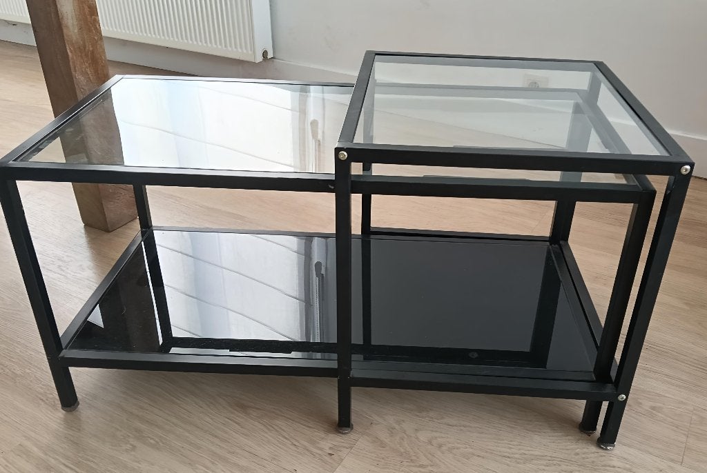 SALONTAFEL // BIJZETTAFEL, Ophalen, 50 tot 100 cm, 50 tot 100 cm, Zo goed als nieuw