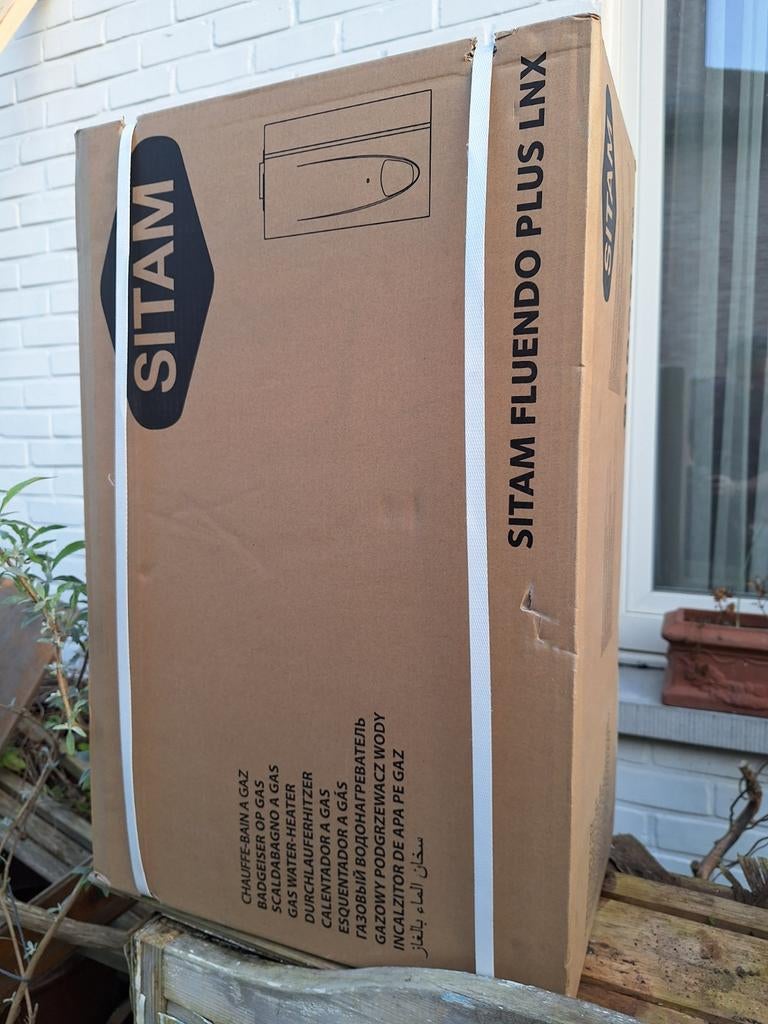 Gloednieuwe doorstroomboiler op aardgas 14 l/min, Ophalen, Aardgas