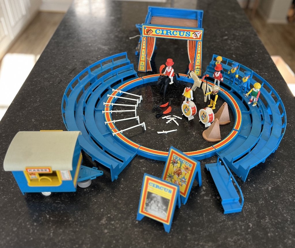 Playmobil 3510 circus met extra set 1978, Kinderen en Baby's, Gebruikt, Complete set, Overige typen, Ophalen of Verzenden