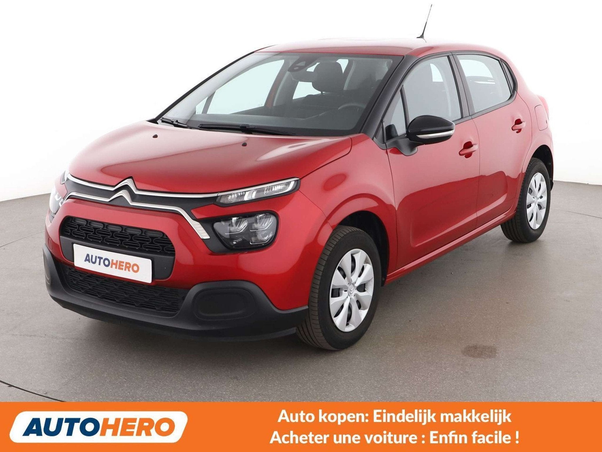 Citroën C3 1.2 PureTech Live (année de construction 2021), Rouge, Achat, Euro 6, https://public.car-pass.be/vhr/aa70956e-282e-43e8-8f12-ae90d585a633
