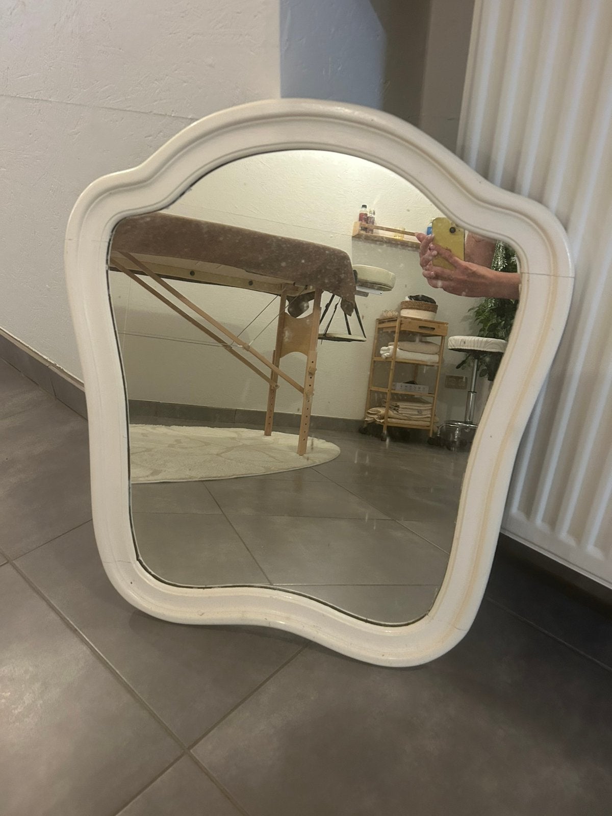 Spiegel Vintage, Huis en Inrichting, Woonaccessoires | Spiegels, Ophalen, Gebruikt, 75 tot 100 cm, Minder dan 100 cm