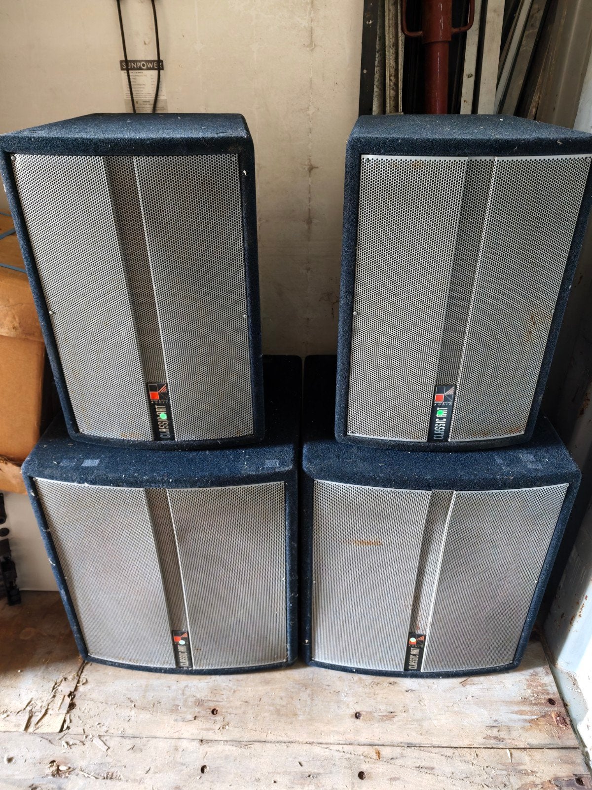 ensemble d'enceinte, Enlèvement
