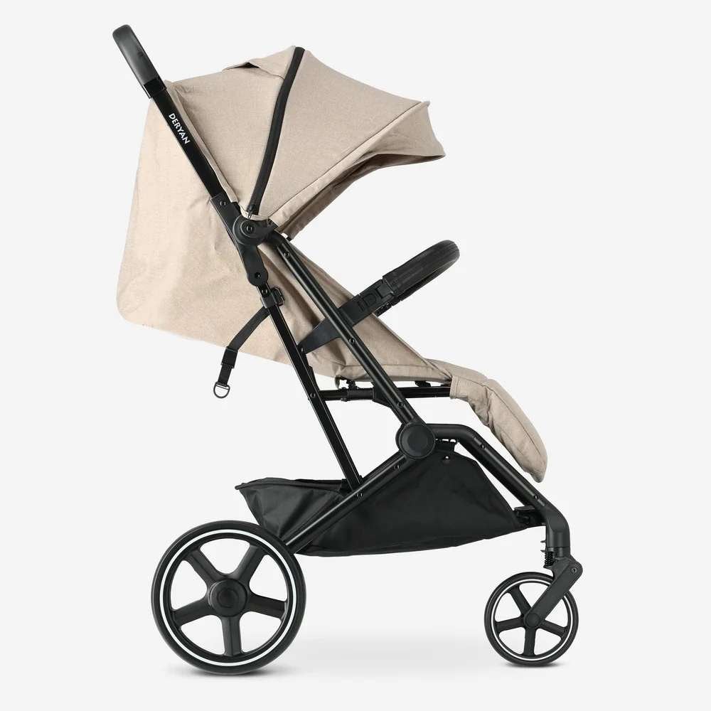 Deryan Luxe XP Buggy XL - Compact lichtgewicht - Nougat, Enlèvement ou Envoi, Comme neuf, Autres marques, Dossier réglable