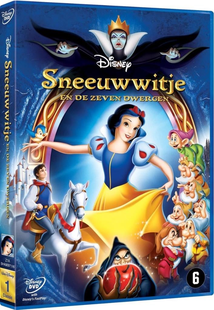 Disney dvd - Sneeuwwitje en de zeven dwergen NIEUW, Ophalen of Verzenden, Nieuw in verpakking