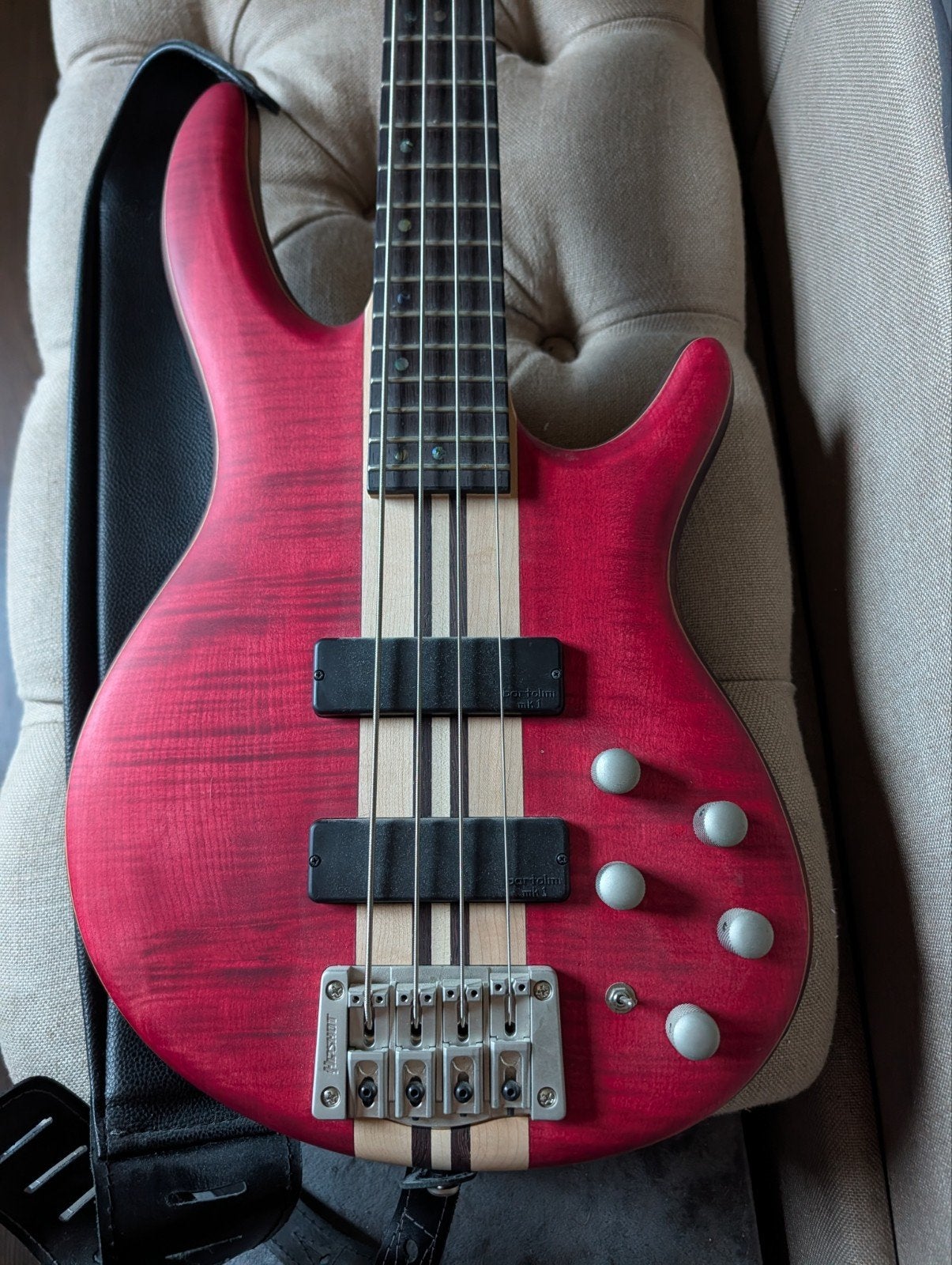 Cort A4 Plus FMMH OPBC basgitaar, Muziek en Instrumenten, Ophalen of Verzenden, Zo goed als nieuw, Elektrisch