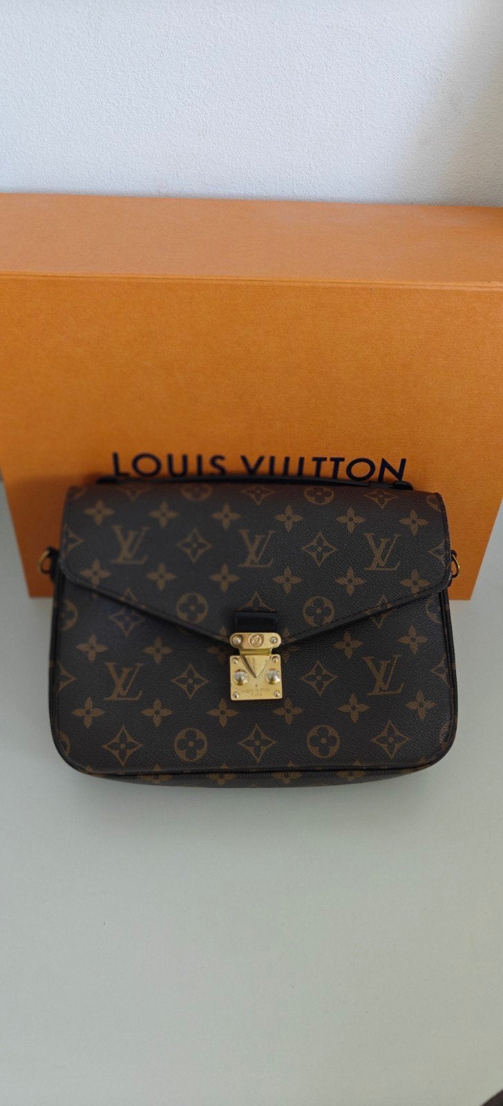 Louis Vuitton Pochette Métis MM Monogram, Enlèvement ou Envoi, Utilisé, Brun