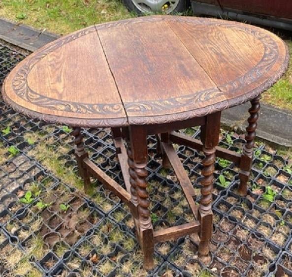 Petite table ancienne, Antiquités & Art, Enlèvement