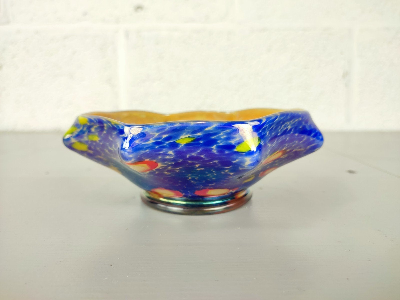 Antiek kralik millefiori schaaltje, Ophalen of Verzenden