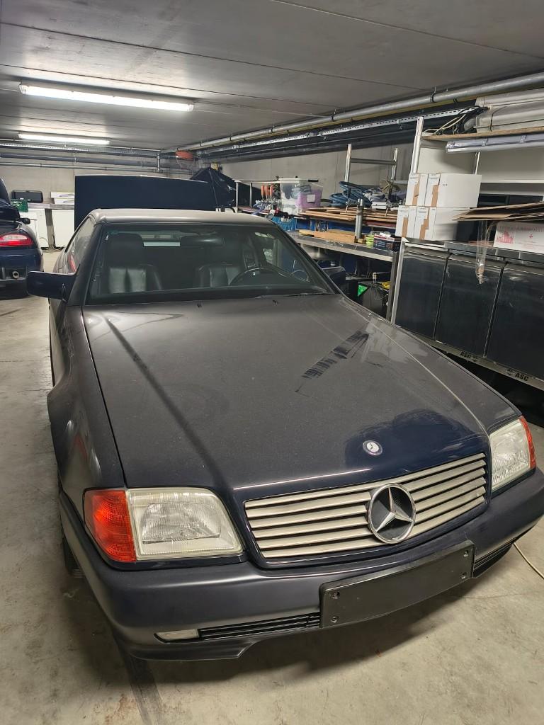 mercedes 280 SL, Cuir, Achat, Boîte manuelle, Bleu