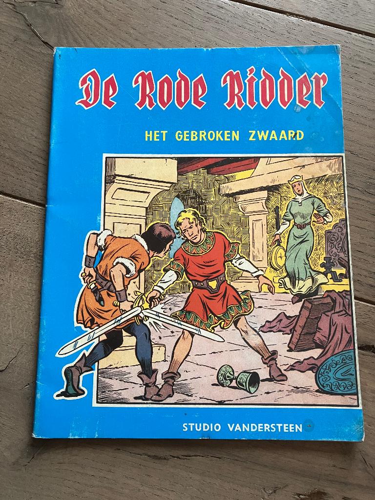 De Rode Ridder - 1 - Het gebroken zwaard, Eén stripboek, Ophalen of Verzenden, Gelezen, Willy Vandersteen