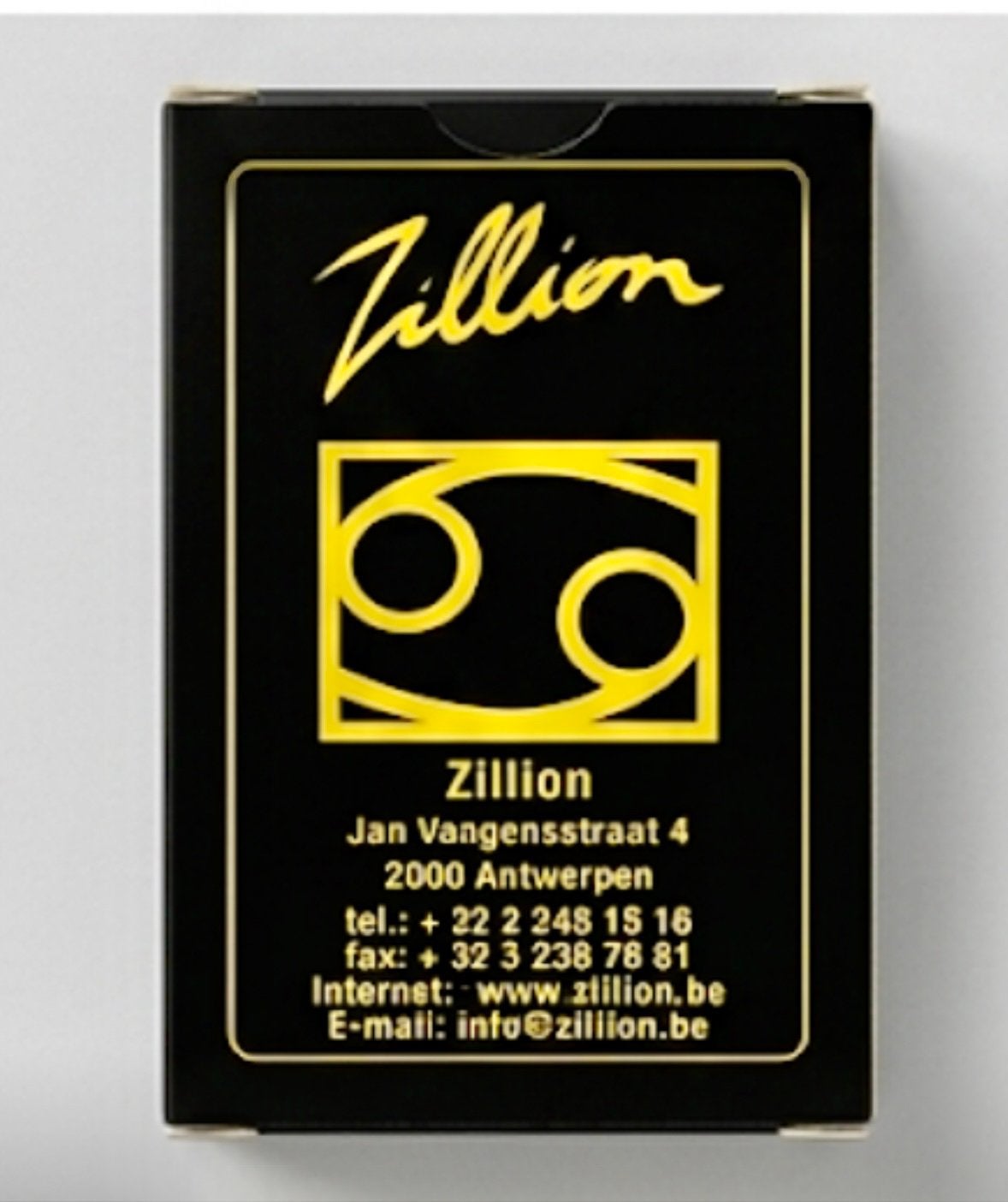 UNIEK RETRO CULT-ITEM: Origineel Zillion Speelkaarten Doosje, Verzamelen, Verzenden, Zo goed als nieuw