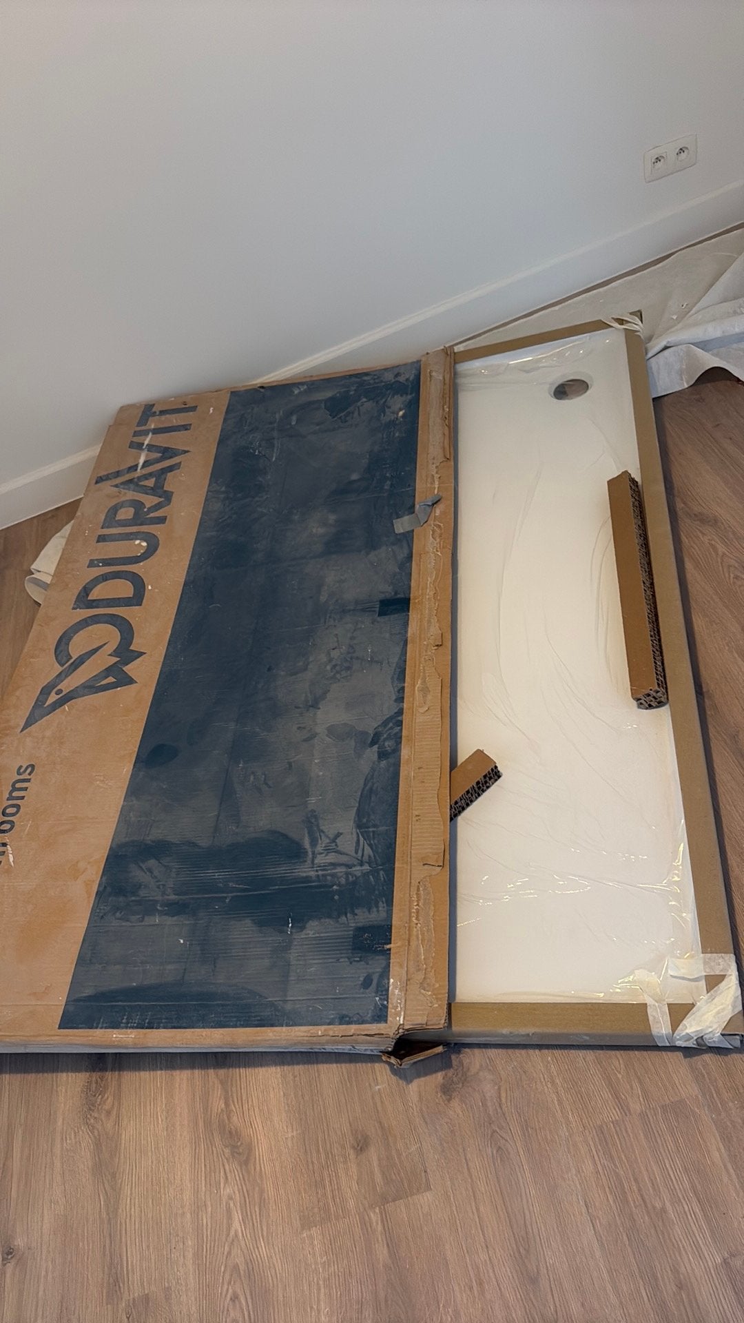 Douche Duravit Starck 1800 x 800 mm neuve, Enlèvement, Neuf