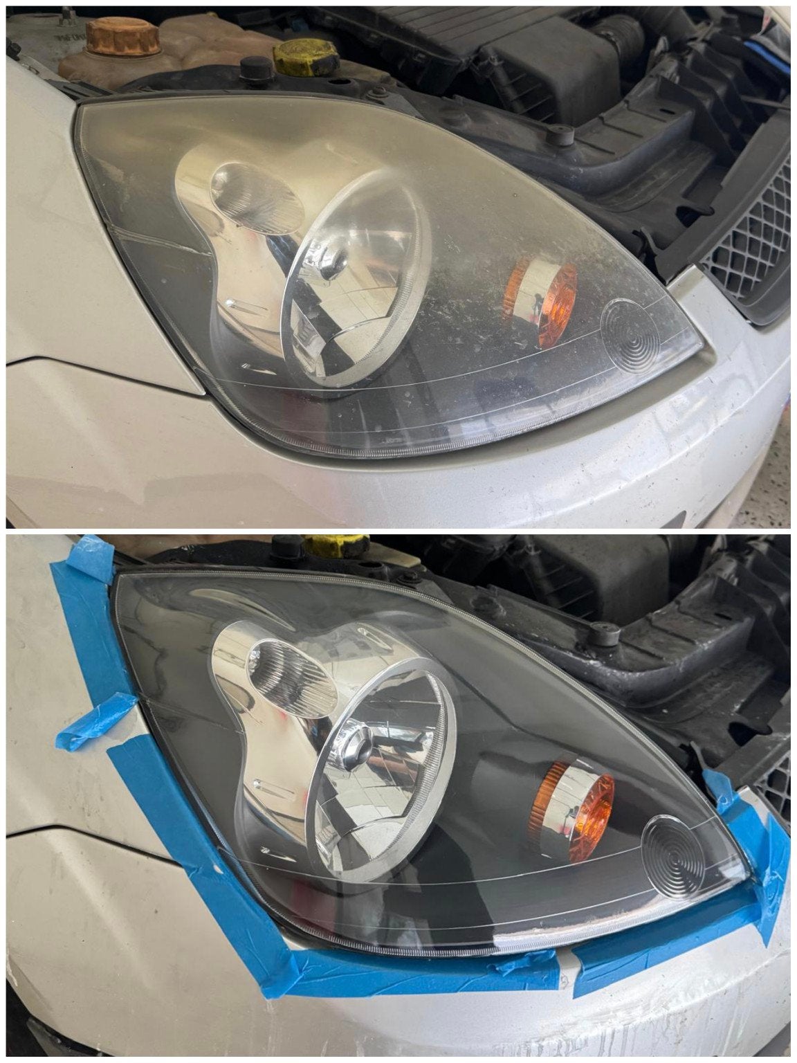 Rénovation de phares jaunis et opaque à domicile Charleroi, Auto-onderdelen, Verlichting, Gebruikt, Ophalen