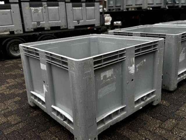 Kunststof palletbox grijs Hooibak, slowfeeder, waterbox, Niet ingevuld, Enlèvement ou Envoi, Niet ingevuld, Comme neuf