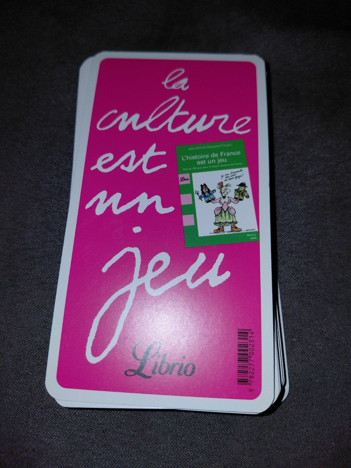 La culture est un jeu carte, Ophalen