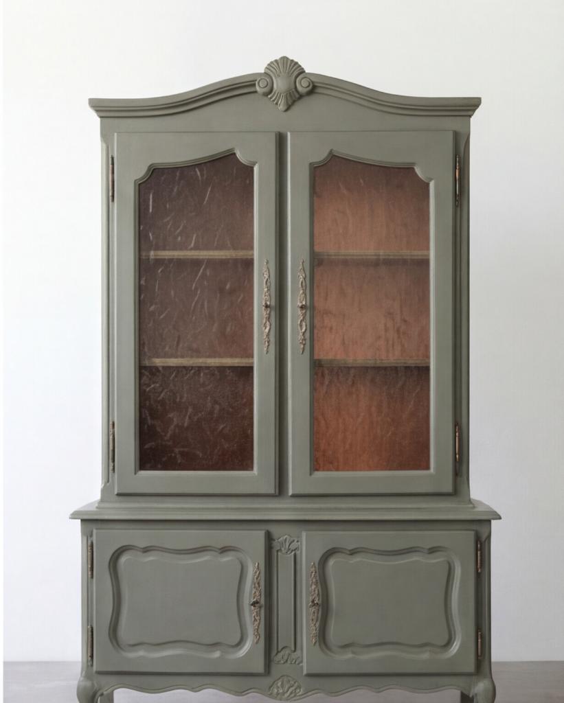 Unieke kast in diepe olijfgroene kleur, gerenoveerd, Ophalen