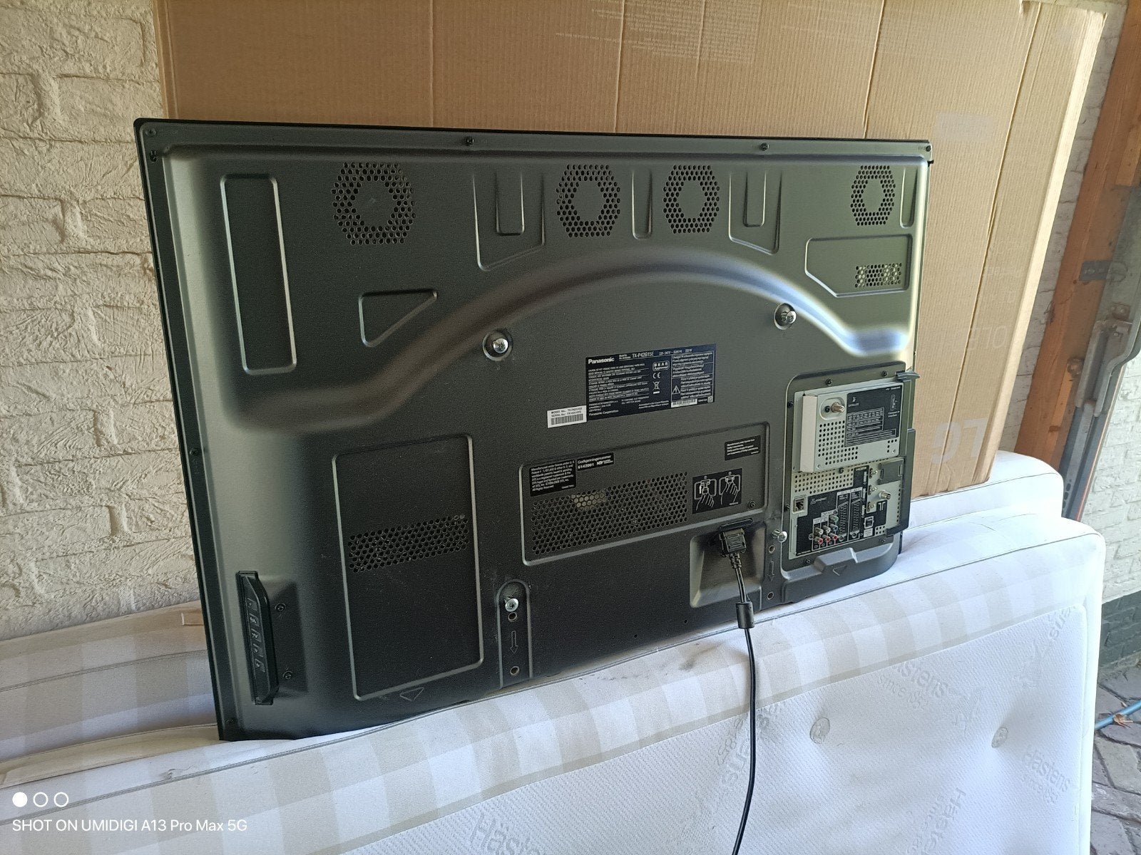 Tv Panasonic plasma, Audio, Tv en Foto, Televisies, Ophalen, Gebruikt, Panasonic, 100 cm of meer