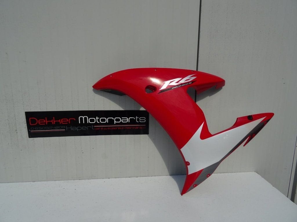 Linker Zijpaneel / Kuipdeel Yamaha YZF R6 2005 Rood, Motos, Neuf, -, -, -