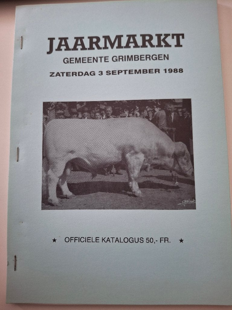 Katalogus jaarmarkt Grimbergen 1988, Ophalen of Verzenden, Zo goed als nieuw