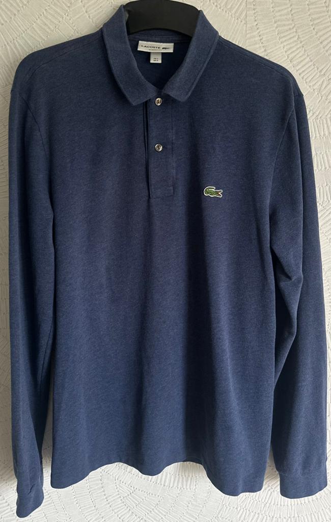 Poloshirt Lacoste, Verzenden, Zo goed als nieuw, Maat 46 (S) of kleiner, Blauw