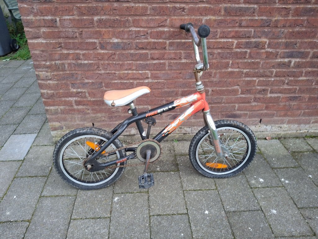 Kinder BMX, Ophalen, Gebruikt, Terugtraprem, 16 inch